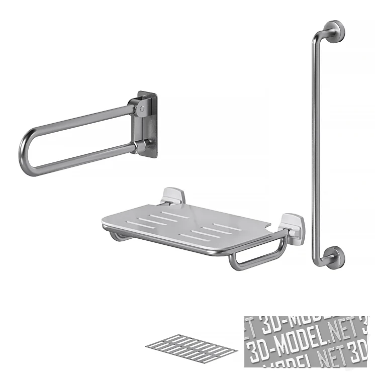 Откидной душевой стул для инвалидов