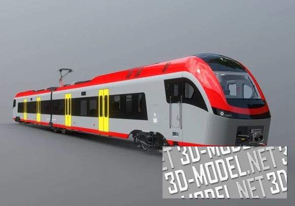 Трамвай EMU Regional Train (с интерьером)