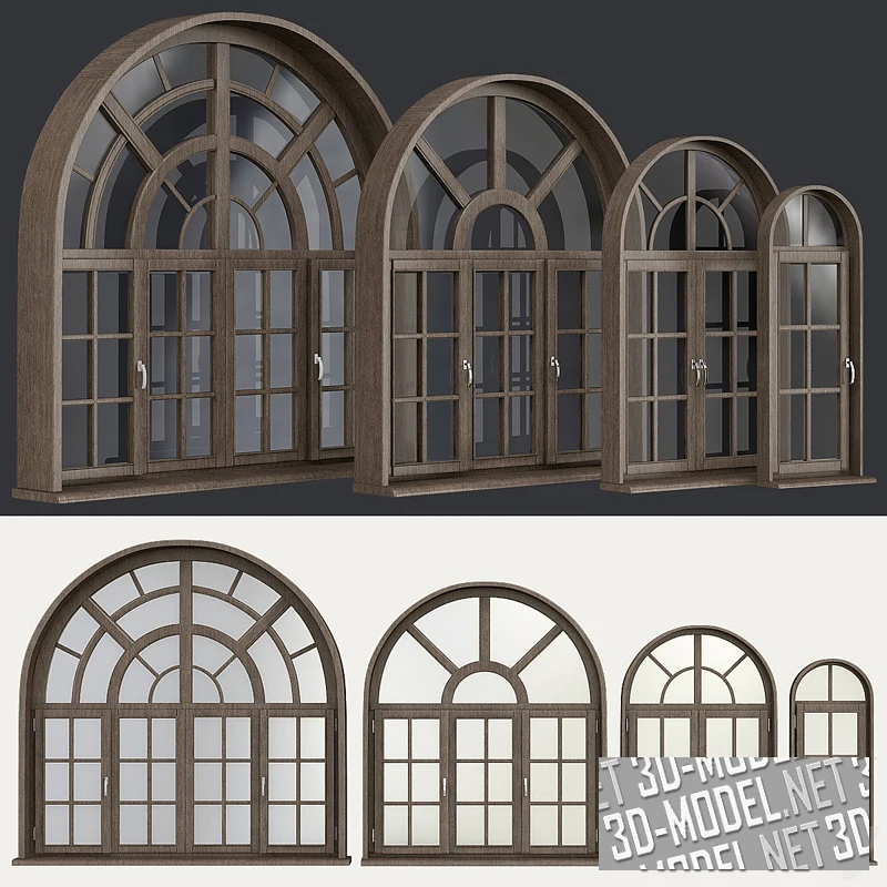 Набор арочных окон и дверей