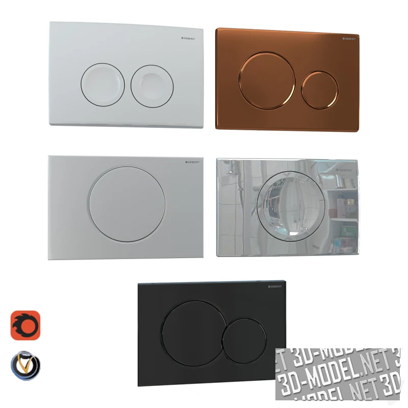 Кнопки Delta, Sigma от GEBERIT