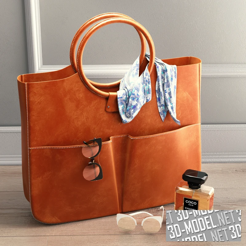 Сет с дамской сумкой и духами Сhanel