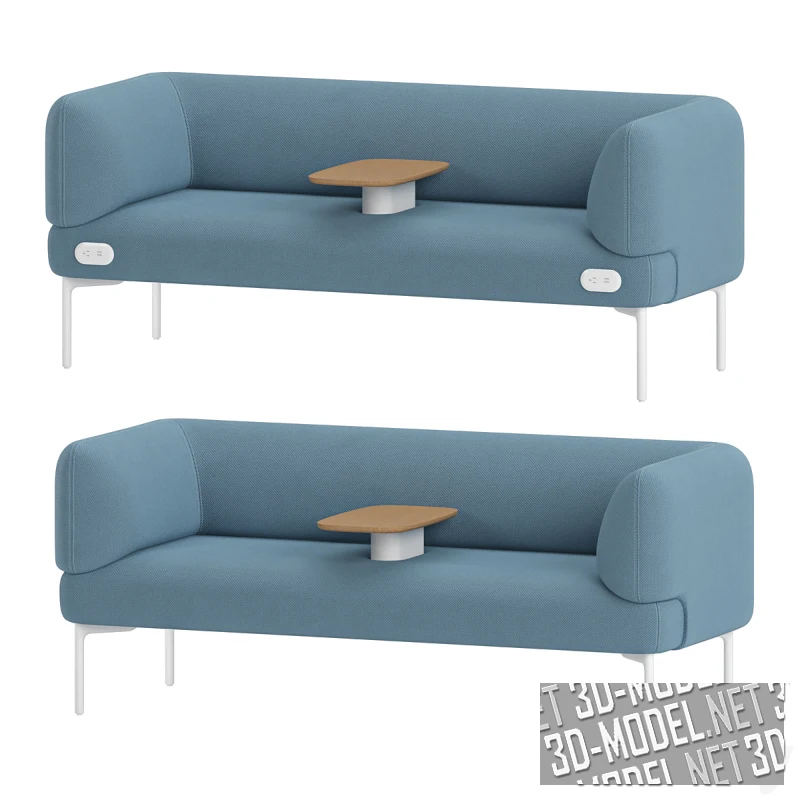 Диван Haworth Cabana S9C2-0 со встроенным столиком