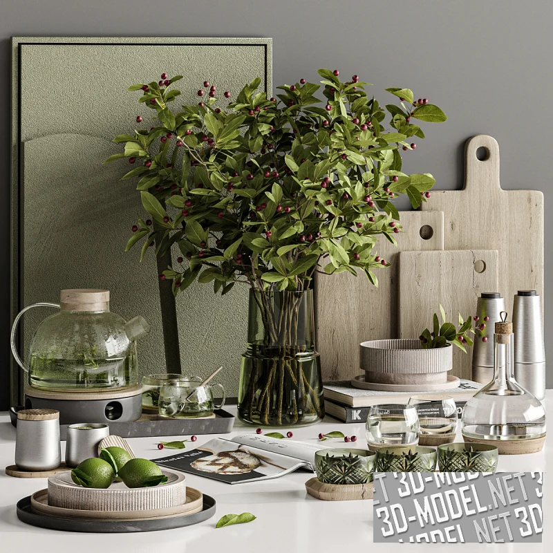 Набор посуды и аксессуаров для кухни