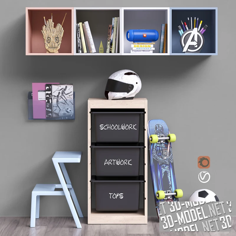 Набор с мебелью TRUFAST из IKEA